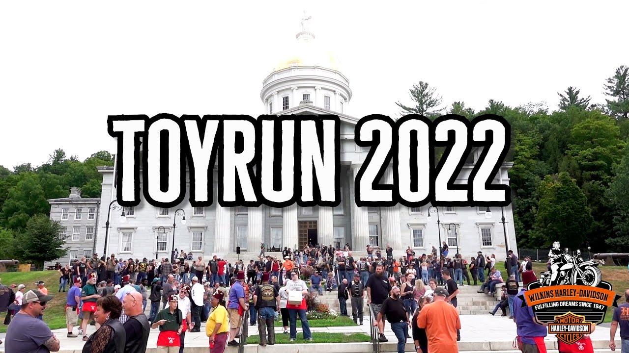 Hundreds of Motorcyclists Bring Toys To The Vermont State House