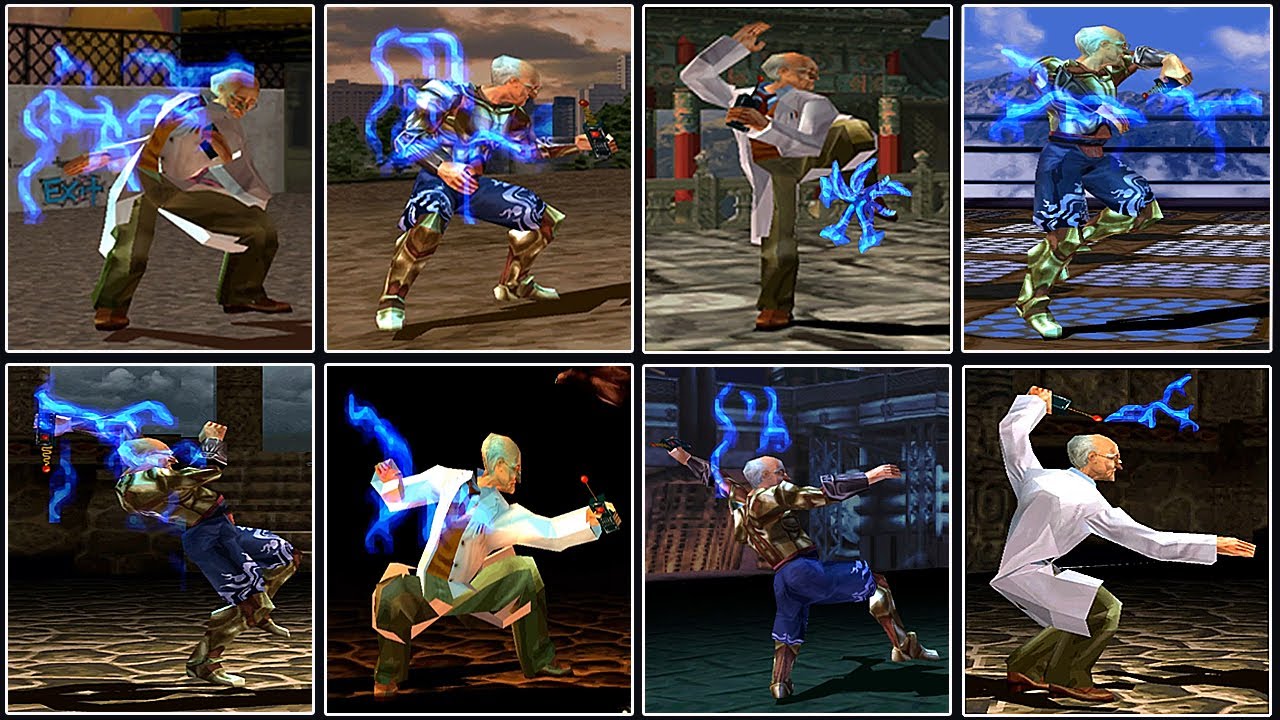 Tekken 3 - Doctor Bosconovitch Use All Player Super Moves