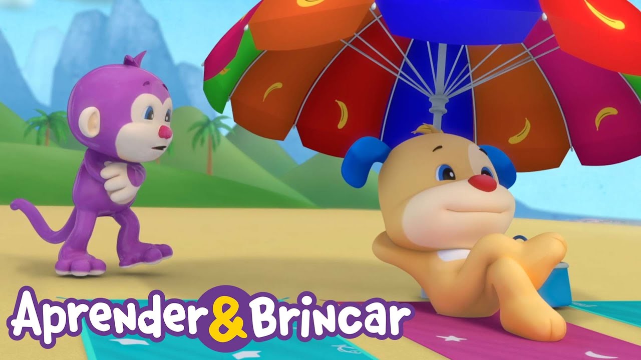🎶 Aprender & Brincar&trade; | Dia de Praia | Desenhos Animados | Aprendendo