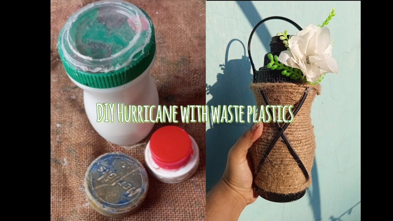 ✨ DIY Hurricane using waste plastic | Best out of waste craft ✨