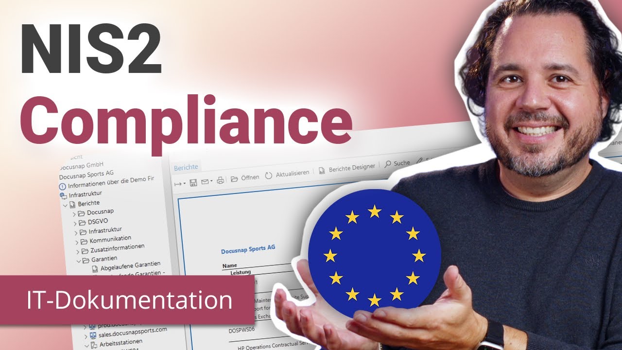 NIS2 Compliance einfach erklärt – So erfüllt ihr die Anforderungen mit Docusnap – IT-Dokumentation