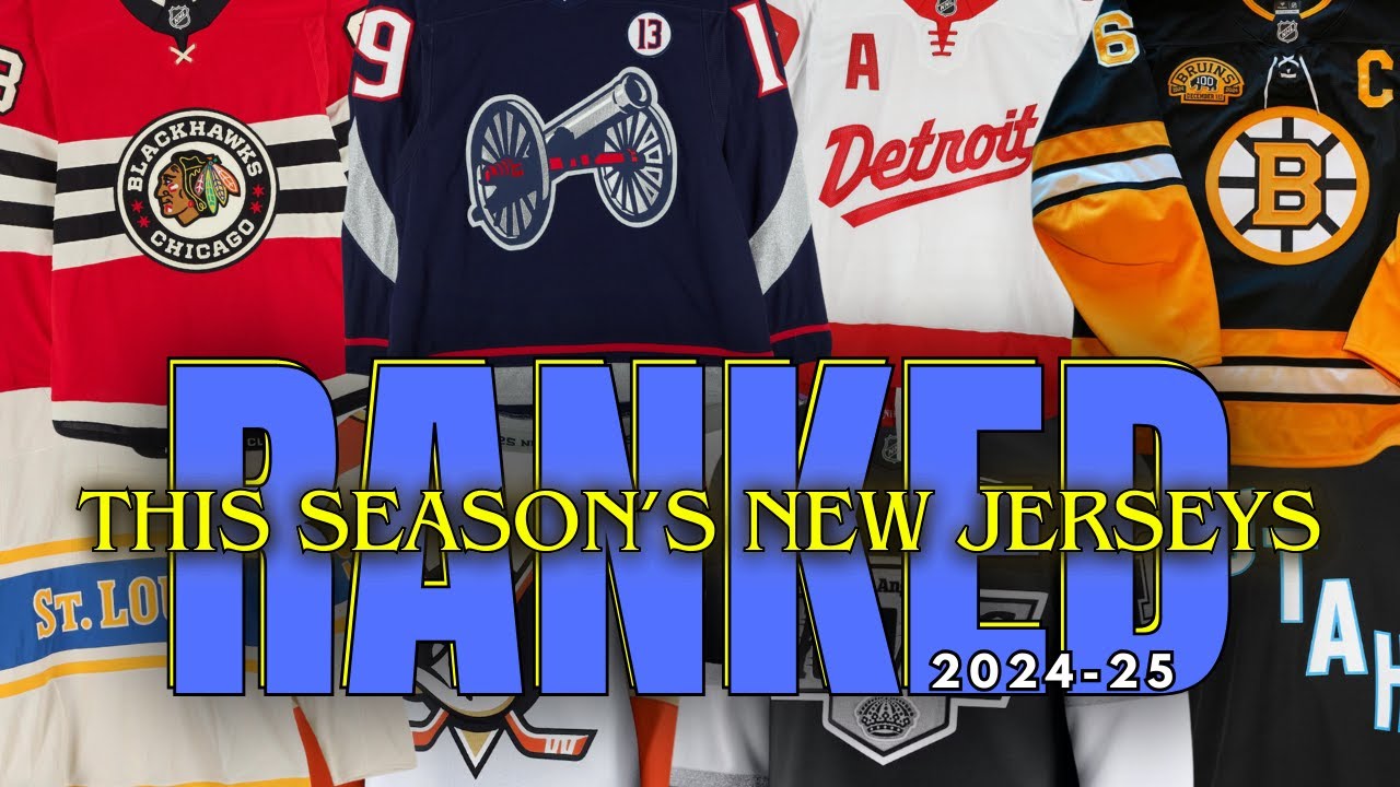 The 2024-25 Season's New NHL Jerseys RANKED
