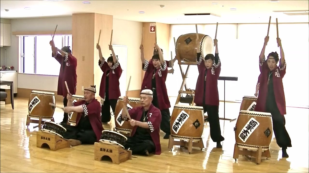 2026/1/14 かえでの杜 新年会【大地の力】長沼百年太鼓保存会