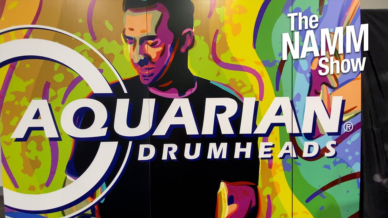 Aquarian Drumheads Tom-hoop Bass Drum Heads &ndash; NAMM 2022