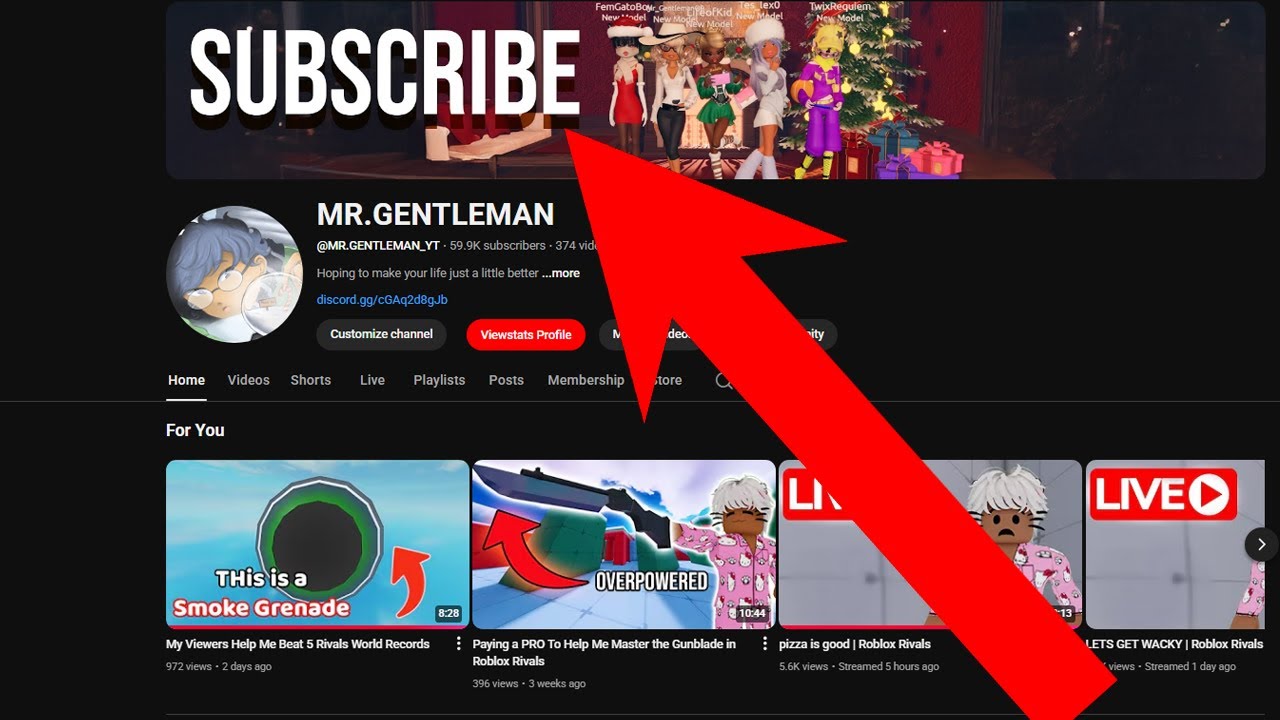 Making a new banner with YOU guys