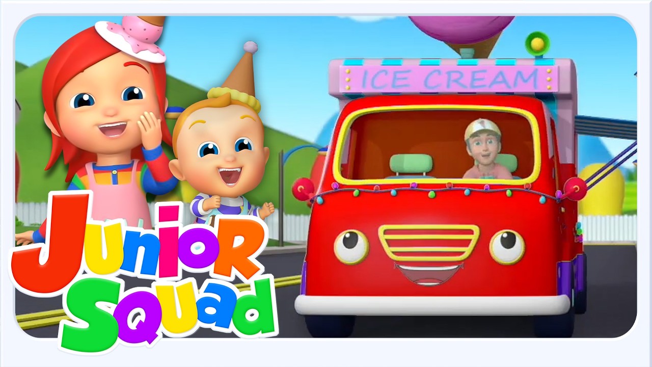 Die Räder vom Eiswagen 🍦🚚 | Lustiges Kinderlied für Kinder