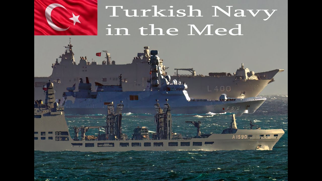 Turkish Navy in the Med off Spanish coast