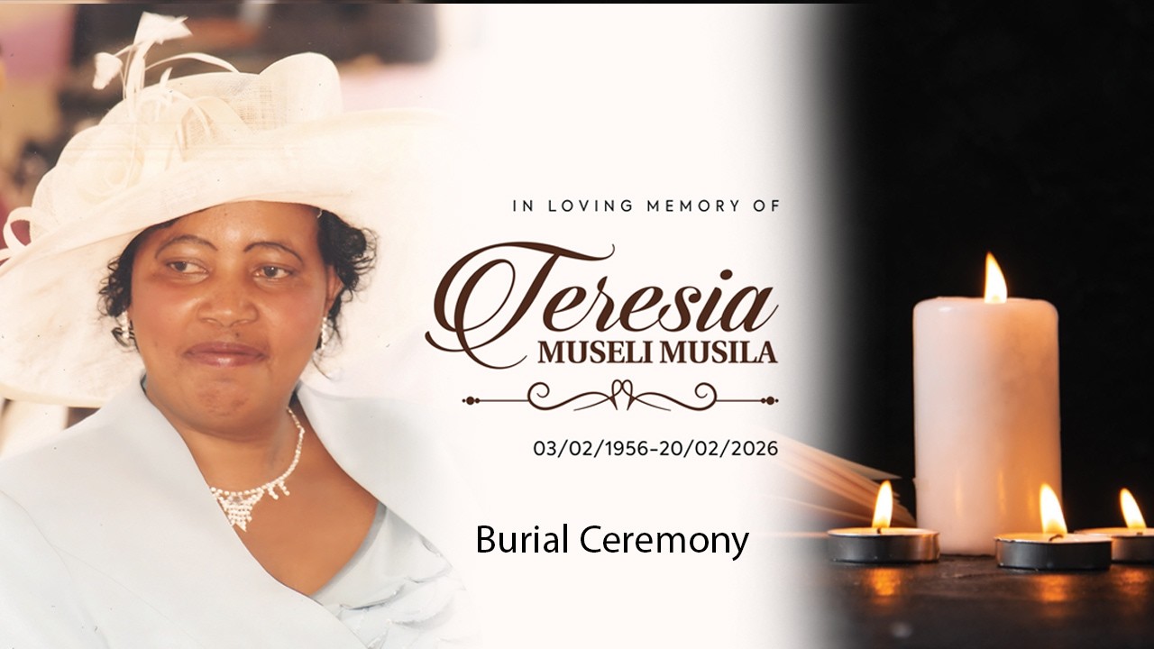 In Loving Memory  Of  Teresia  Museli Musila