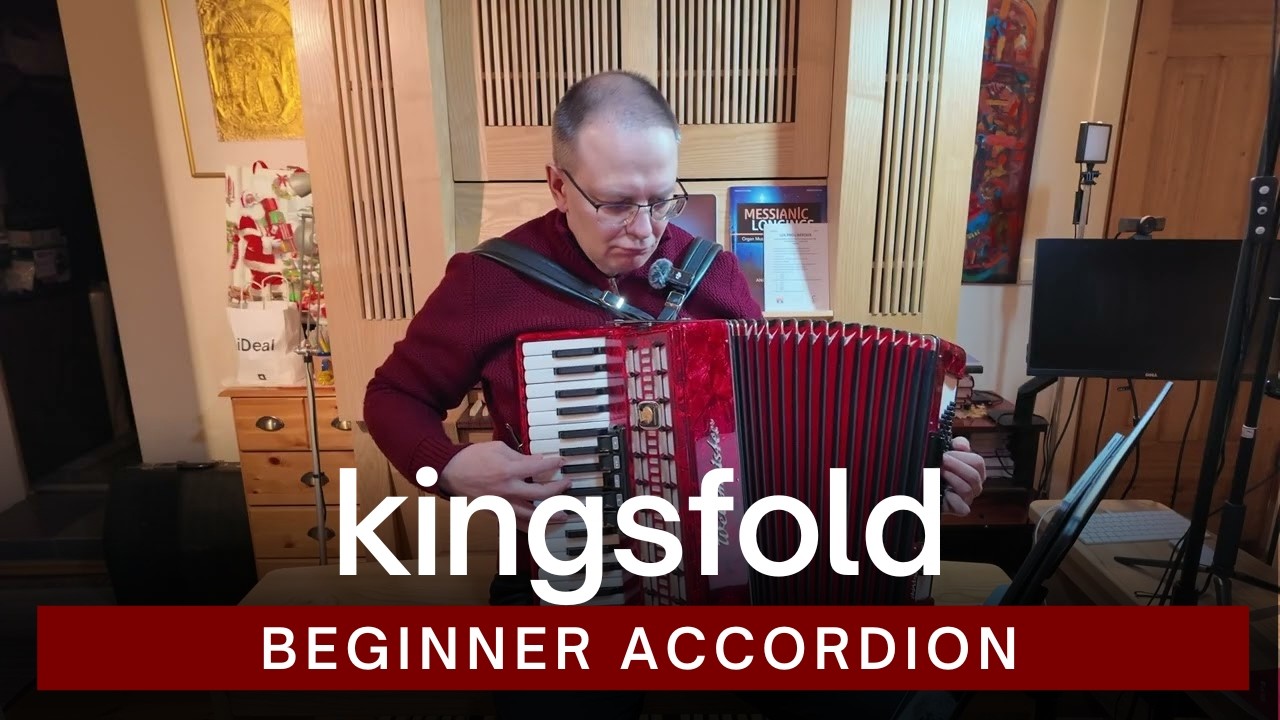 I Heard the Voice of Jesus Say (KINGSFOLD) - Beginner Accordion Hymn