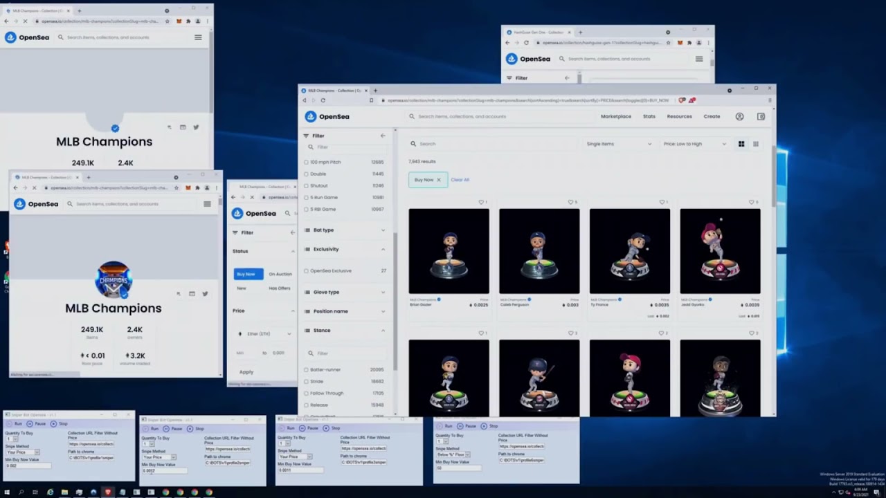 Sniper Bot Opensea - Fast & Multithread & Multi-wallet
