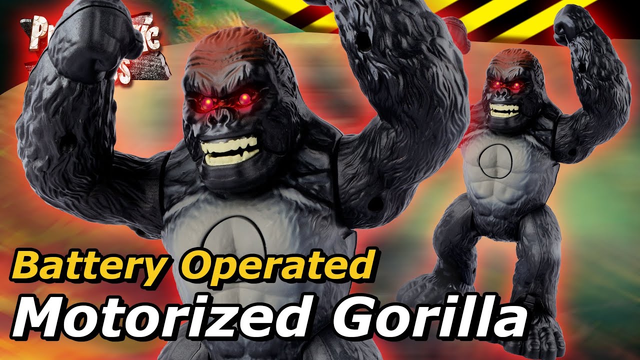Light & Sound Motorized Walking Gorilla | RED BOX TOY