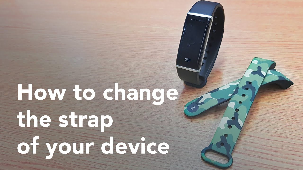 Blink GO: How to change the strap of your device