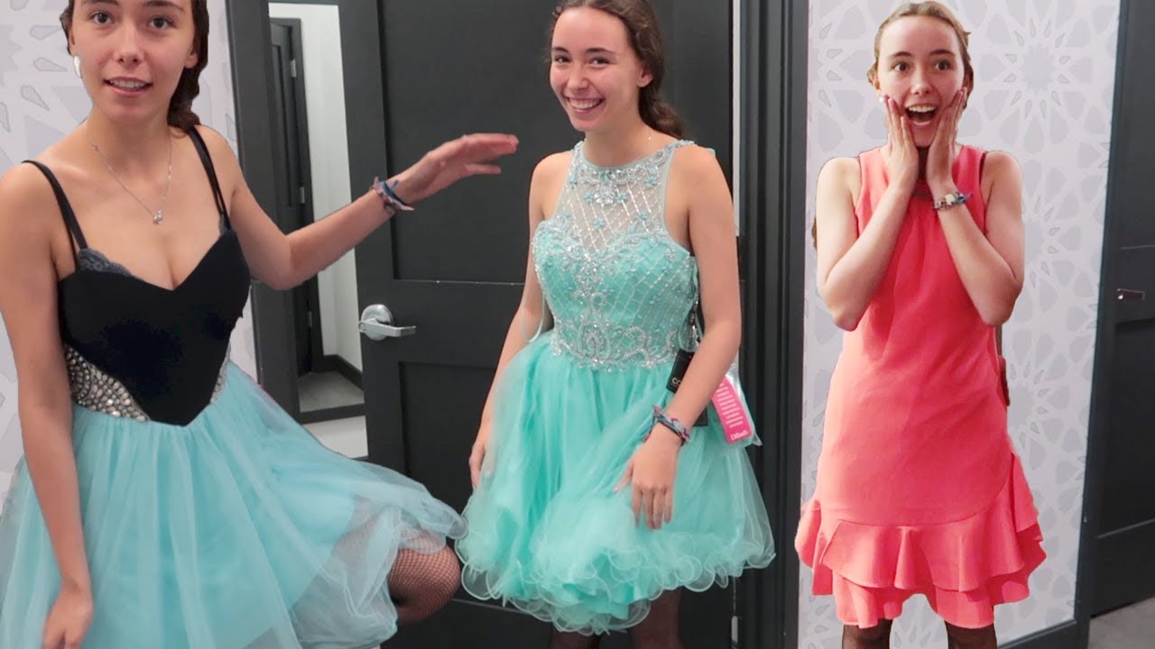HOMECOMING DRESS SHOPPING HAUL 2017!!