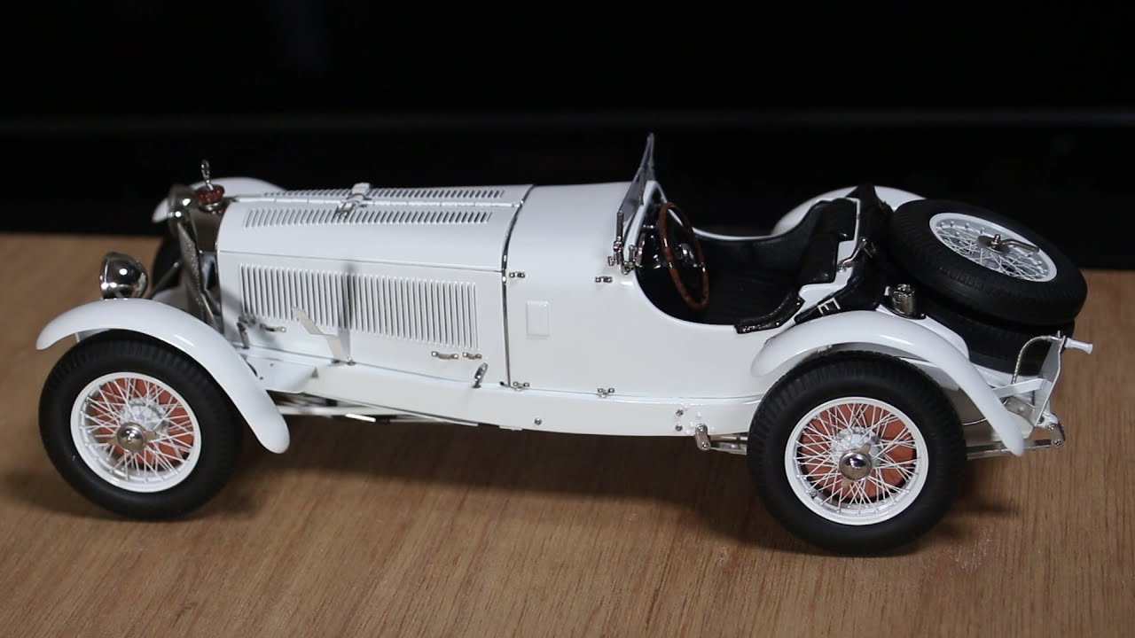 CMC  Mercedes-Benz SSK 1928 Hermann zu Leiningen Solitair-Model 1：18