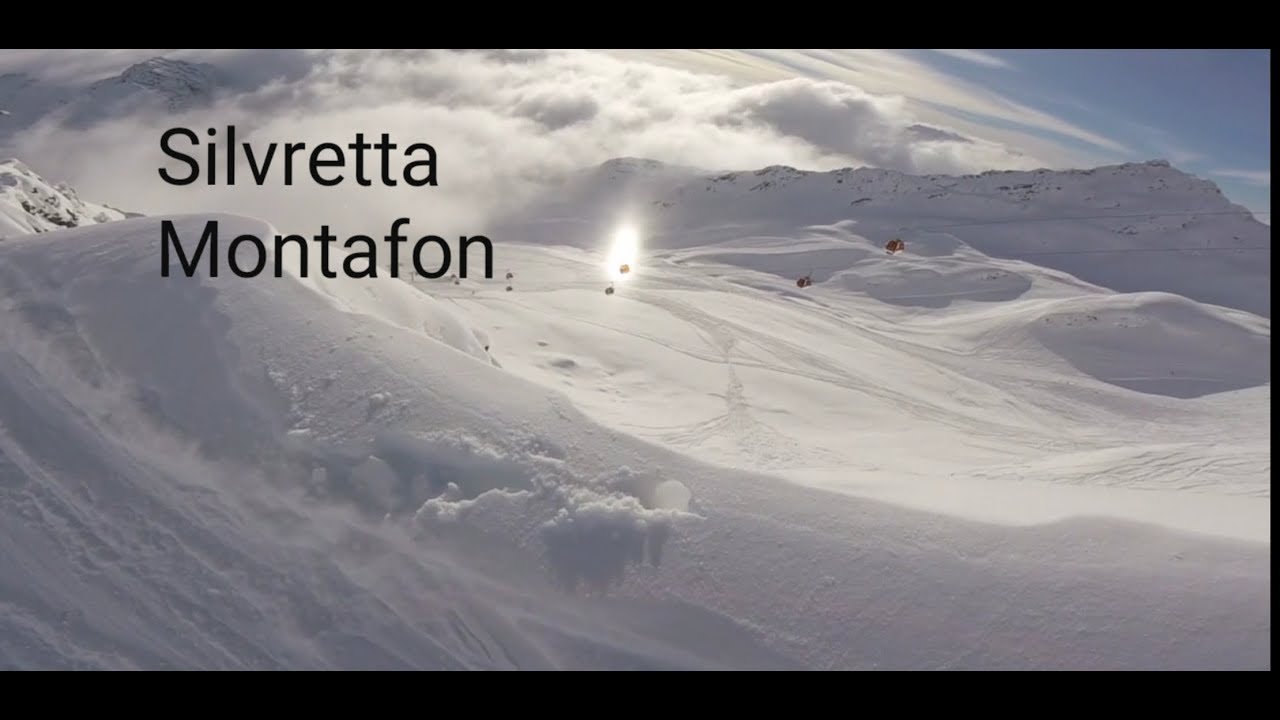 Downhill Action - Freeride Ski Silvretta Montafon Hochjoch/Grasjoch 2018/2019 GoPro