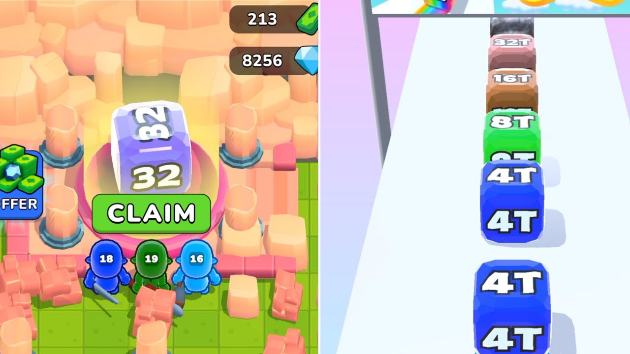 Jelly Run 2048: Mining Time! ⛏️ | Unlock Epic Cube Prism Shapes & Win Big!
