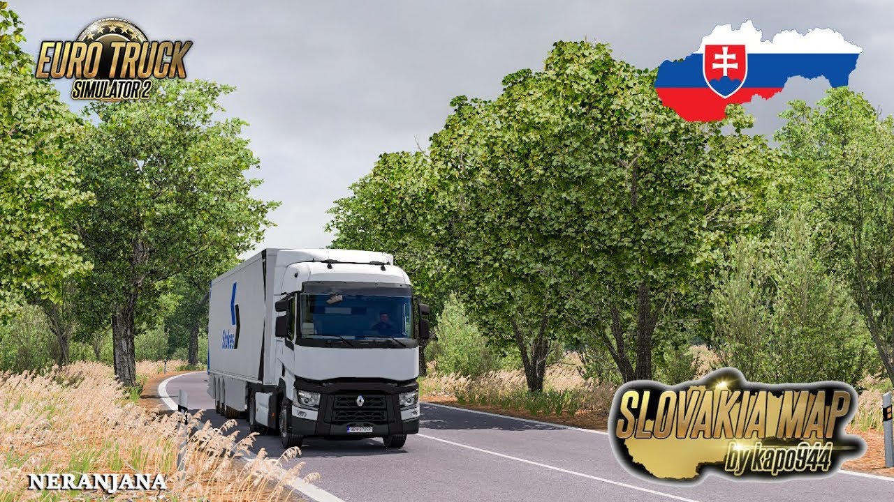 ETS 2 Mod | Slovakia map Mod [ETS2 v1.36]