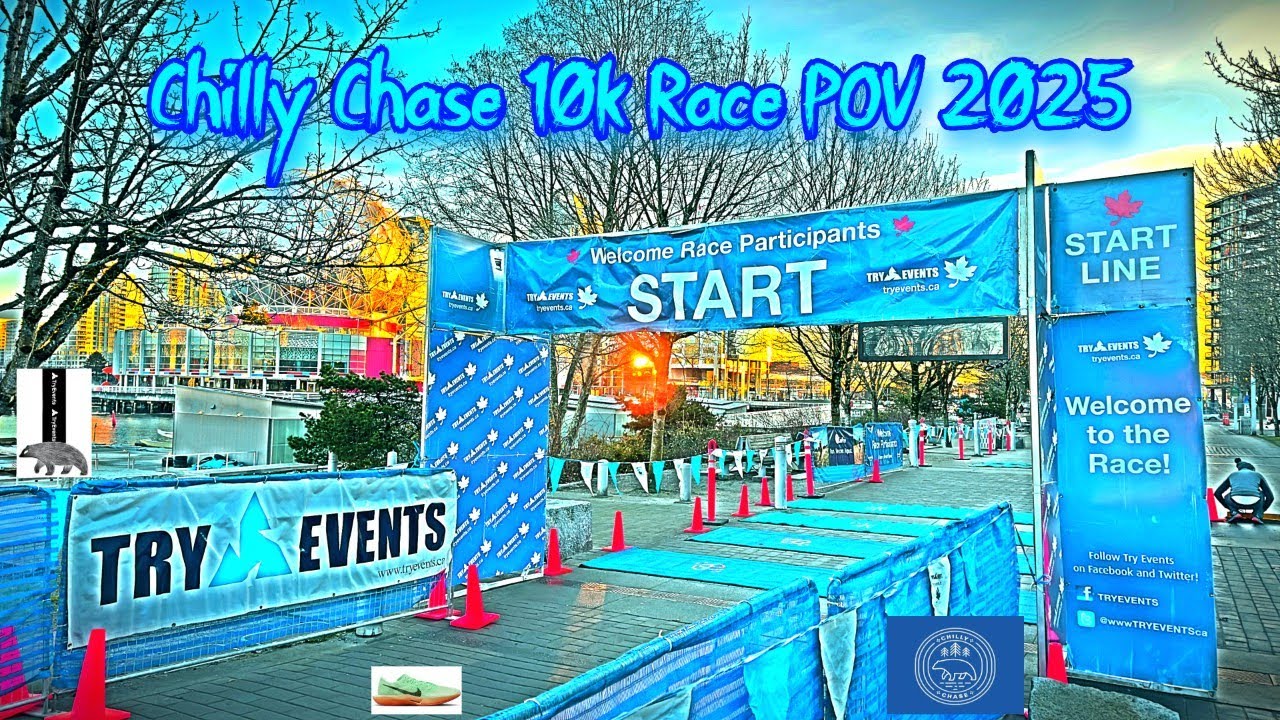 Chilly Chase 10k Race POV Vancouver 2025