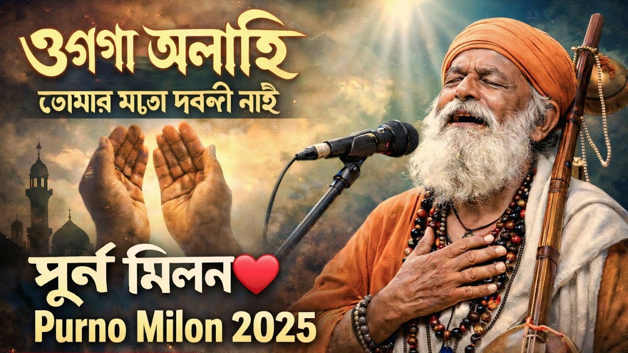 ওগো এলাহি।🙏তোমার মতো দরদী নাই🙏পুর্ন মিলন❤️Purno Milon New Song 2025❤️Baul Adda 24