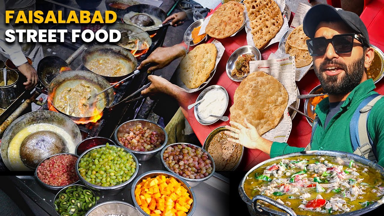 Epic Food Tour in Faisalabad  Ep # 1 | Al-Mashoor Halwa Puri | Hazara ki Daal | Pehlwan karahi |