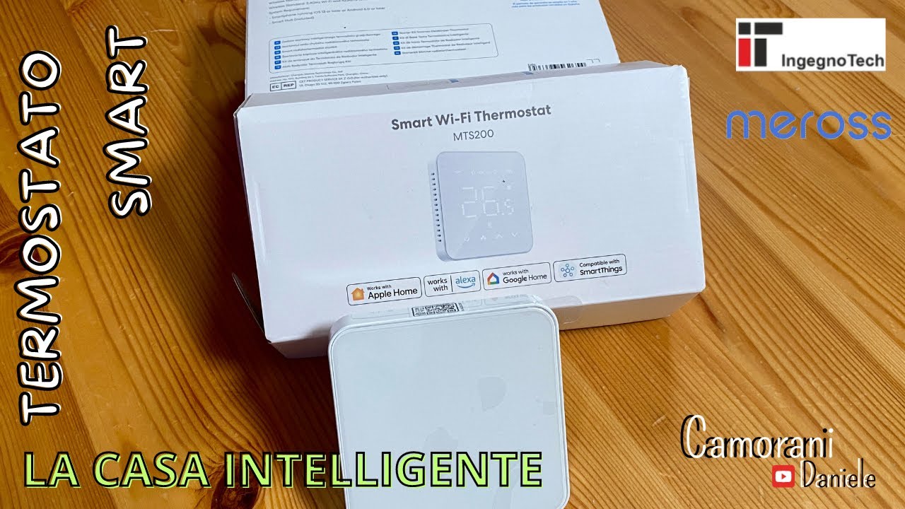 Termostato Intelligente MTS200 Meross: guida all'instalazione  #homekit  #meross  #thermostat