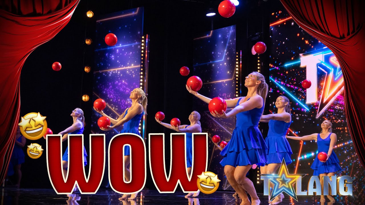 Malmöflickorna imponerar med elegant bollshow - Talang 2021