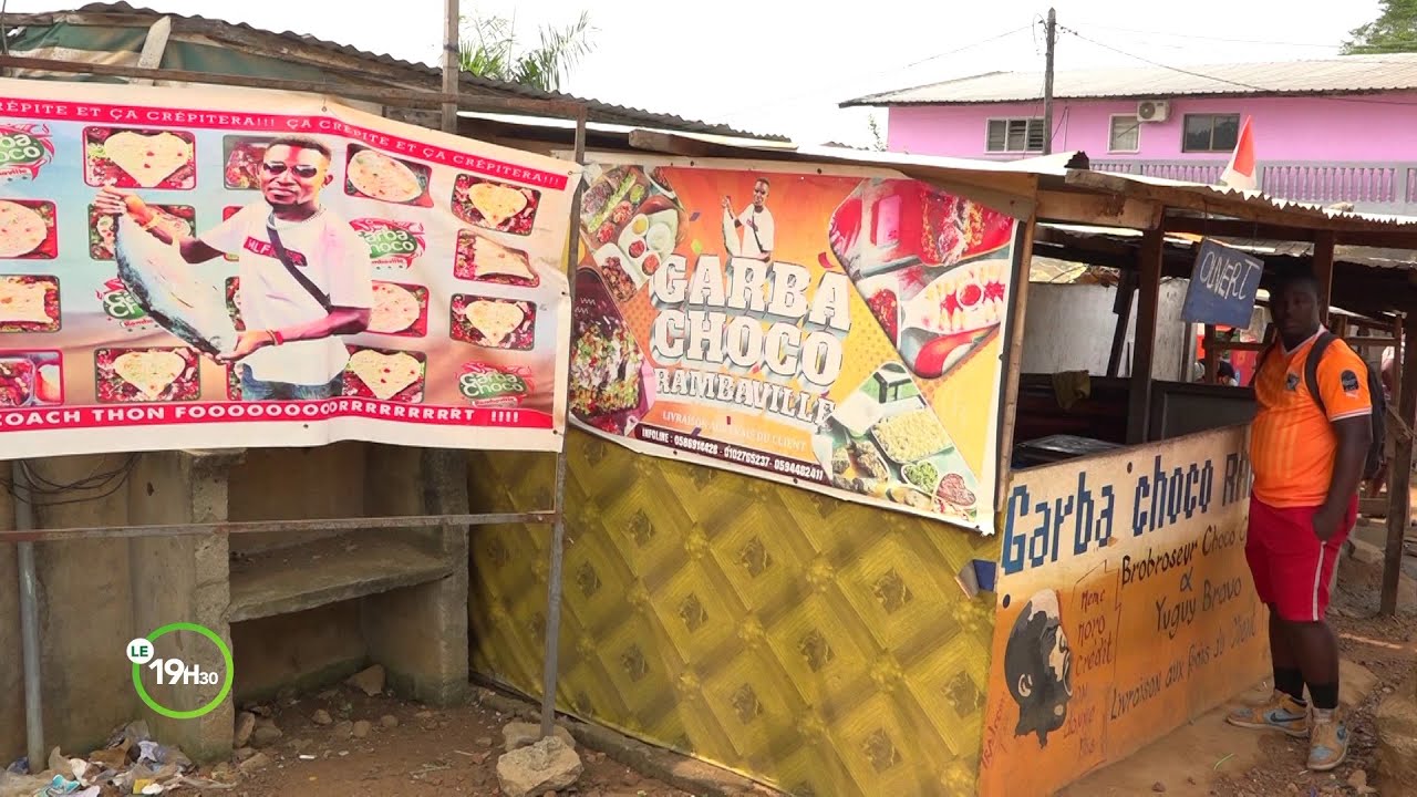 Serge Armand, l'entrepreneur spécialisé dans la personnalisation du garba en gâteau d'anniversaire.