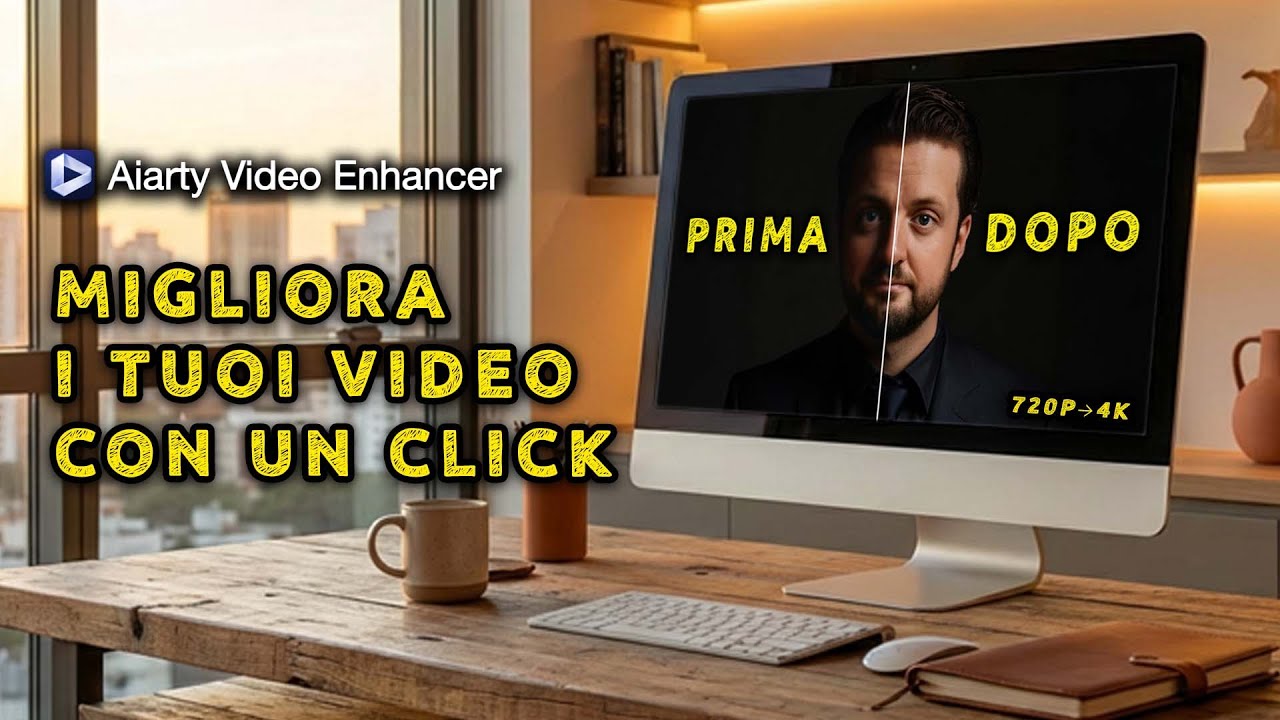 Lo strumento definitivo per migliorare la qualità video - Aiarty