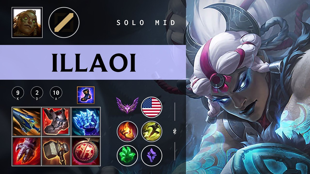 Illaoi Mid vs Qiyana - NA Master Patch 26.05