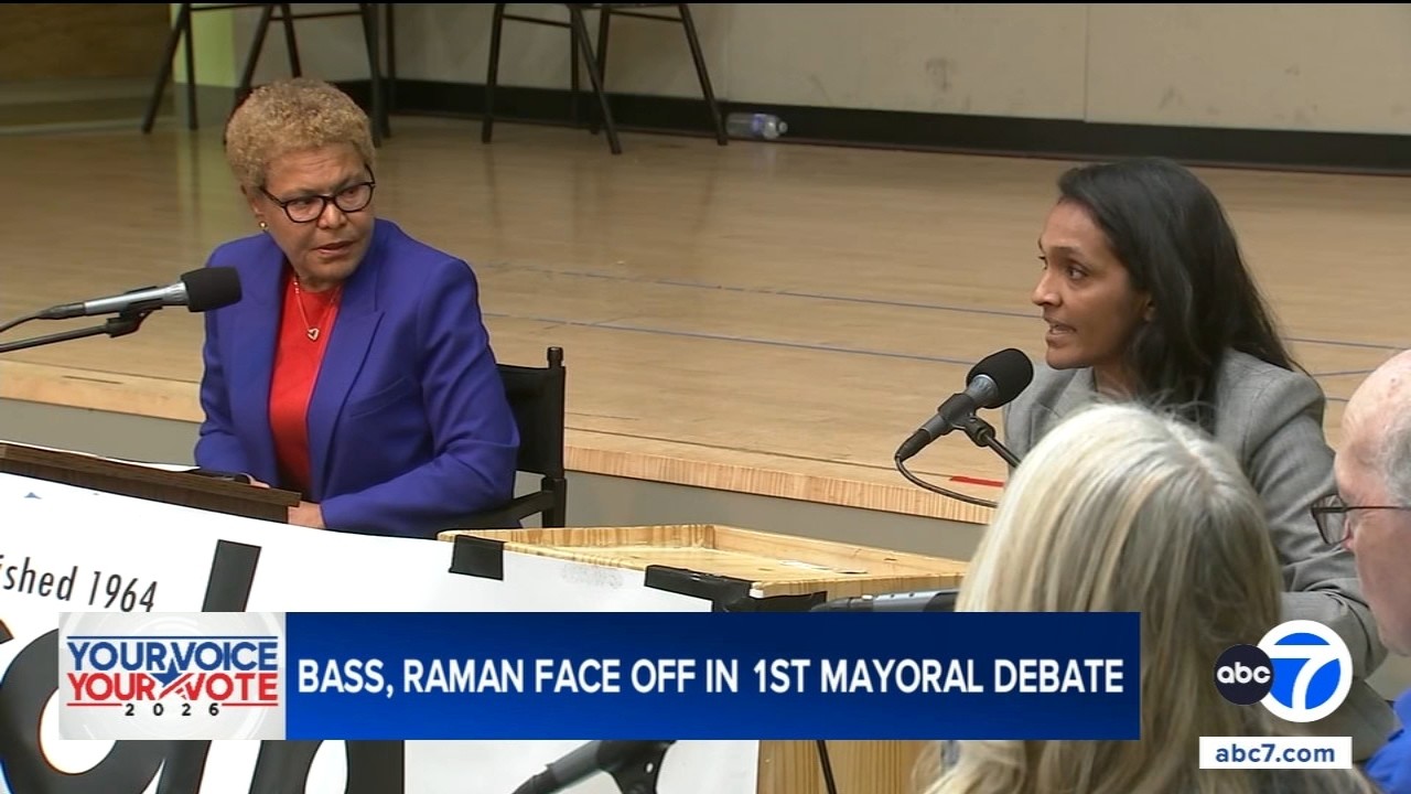 Karen Bass, Nithya Raman clash over homelessness, policing in LA mayoral debate