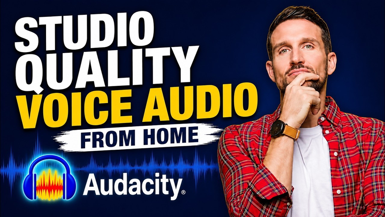 Make your voice over recording better from home using Audacity (2026)