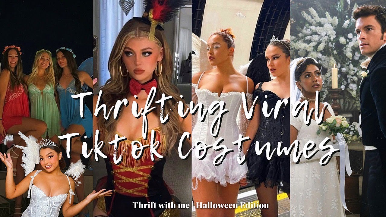 Thrifting Viral Tiktok Costumes 2022 | Halloween costume ideas 🎃✰