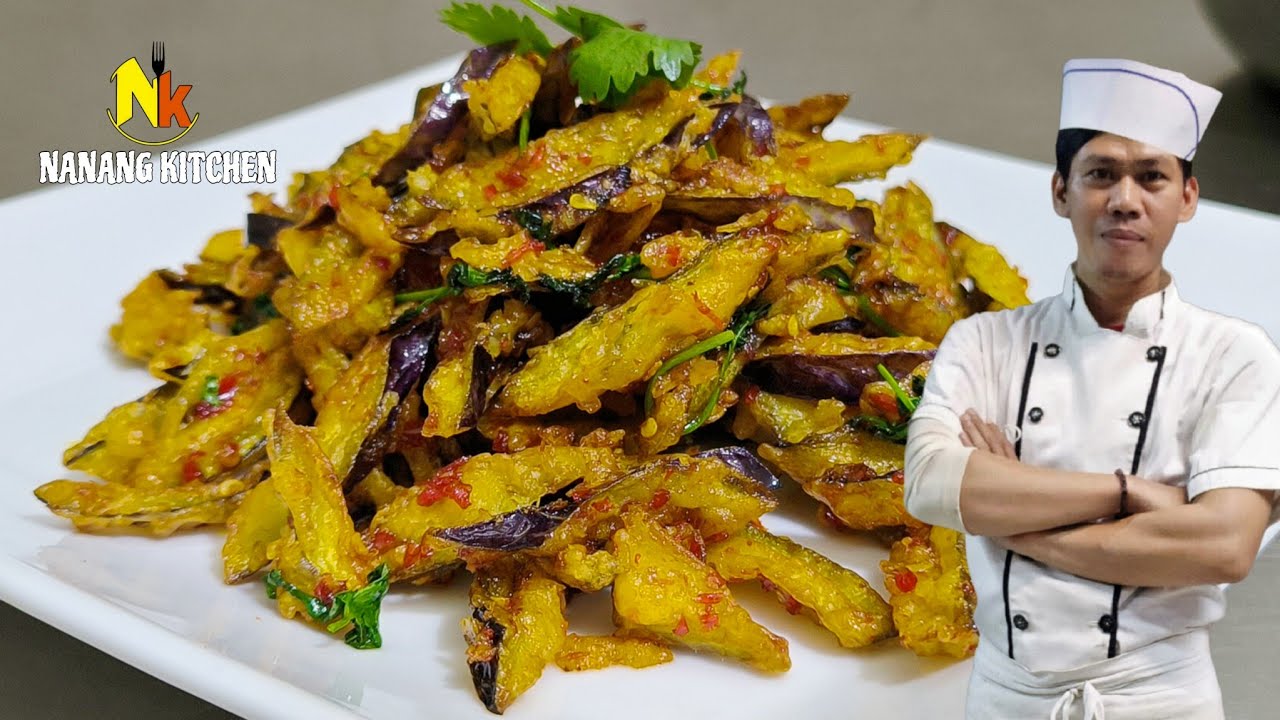 Terong siangla, tumis terong pedas kering | Chinese food style || ala nanang kitchen