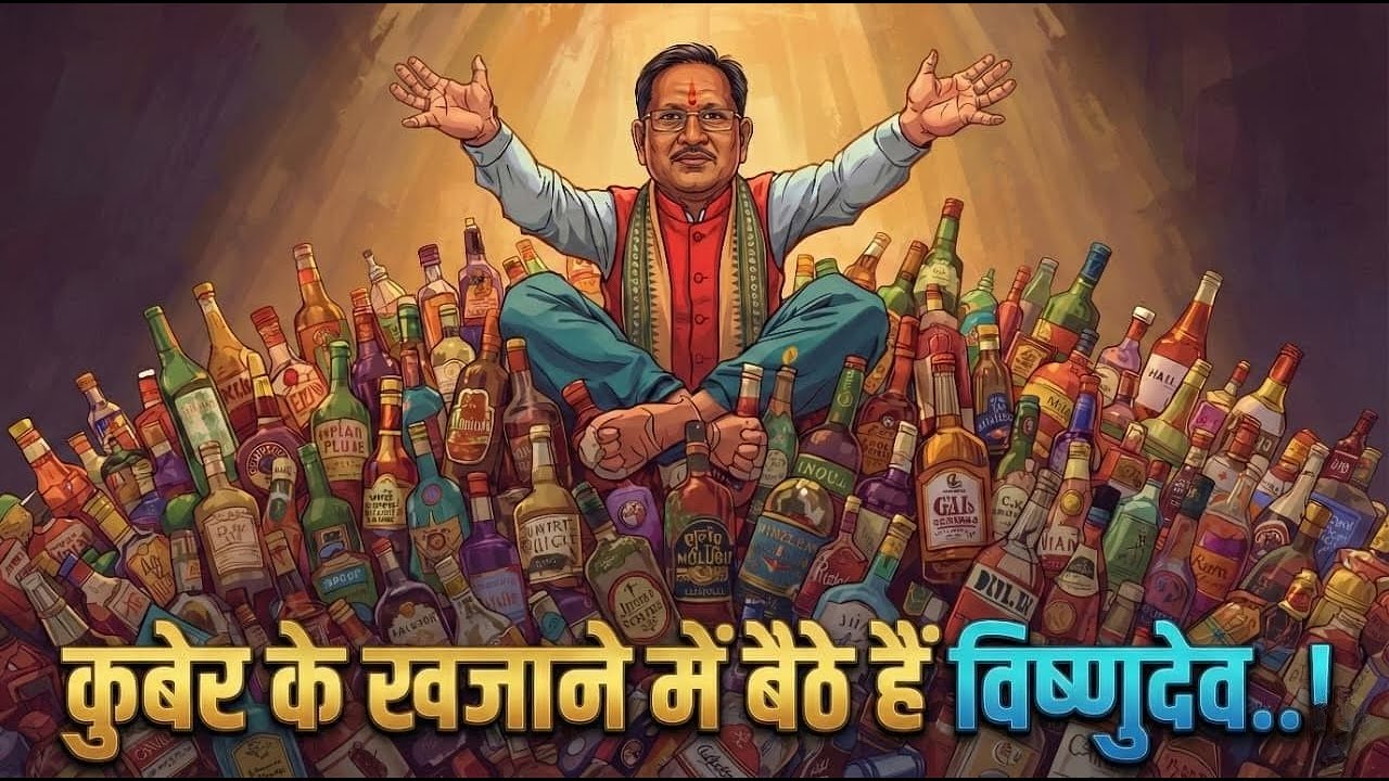 कुबेर के खजाने में बैठे हैं विष्णुदेव..! | छत्तीसगढ़ शराब नीति |  Liquor and crime |