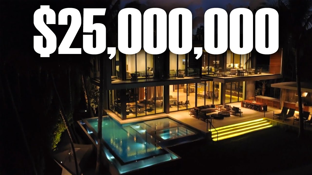Inside a $25 Million ULTRA-LUXURIOUS Miami Beach MEGA MANSION