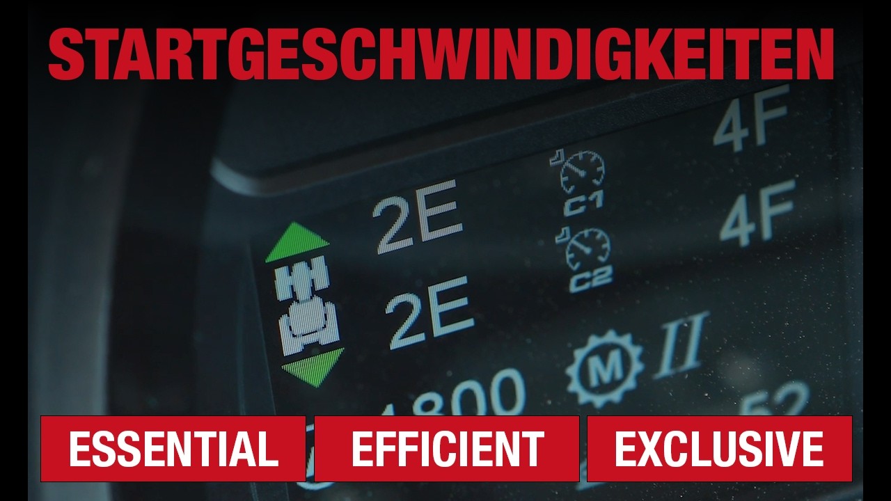 EINSTELLUNG | STARTGESCHWINDIGKEITEN