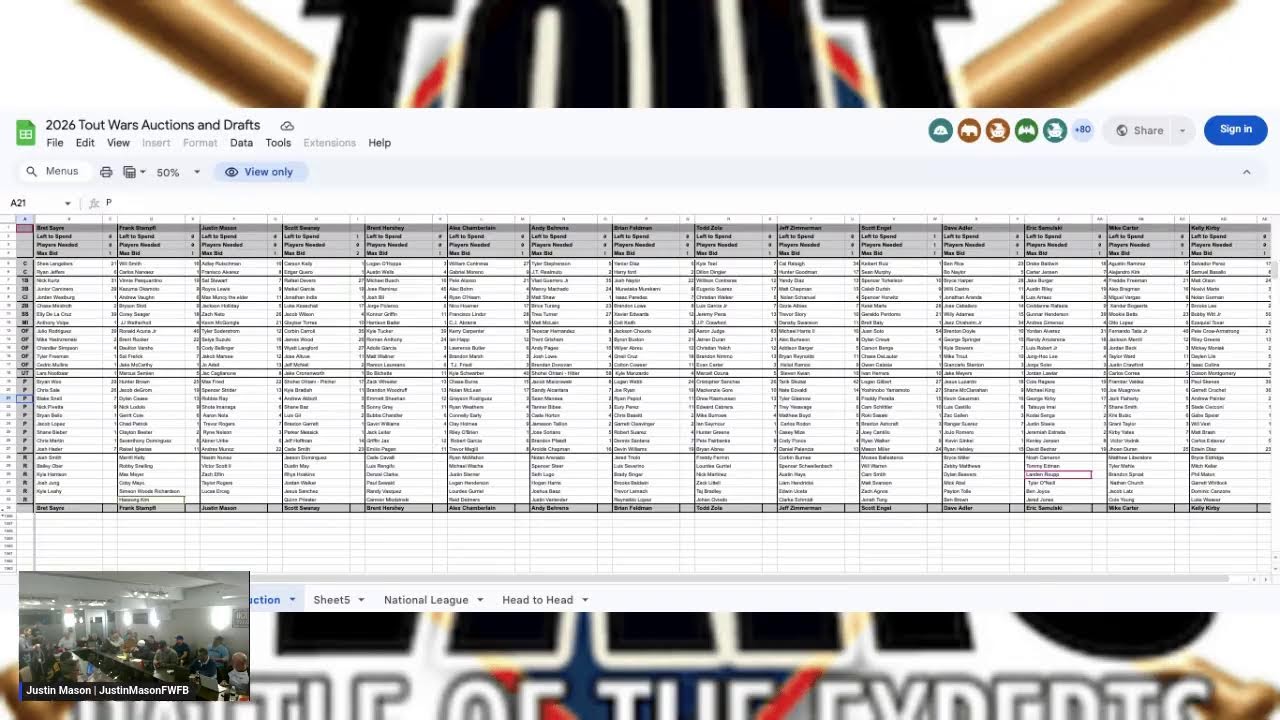 Tout Wars Mixed Auction Livestream