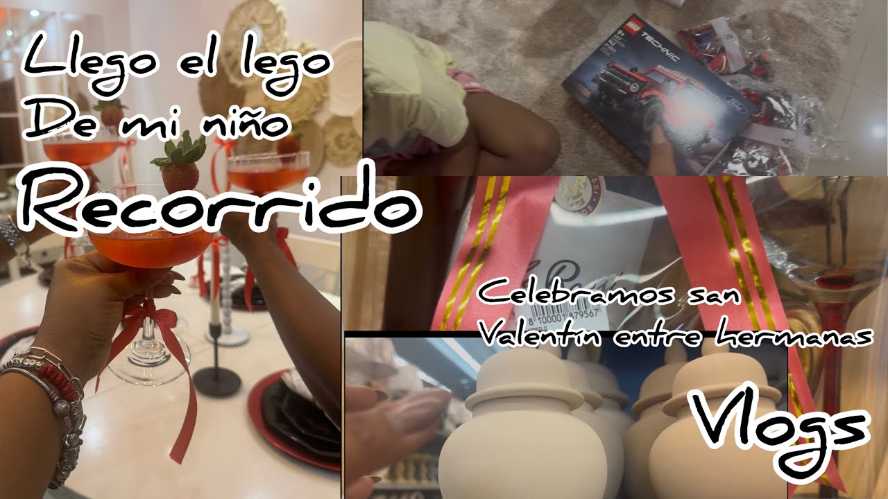 Celebrando San Valentín anticipado 💕 | Día con mis hermanas, Lego para mi niño y recorrido 