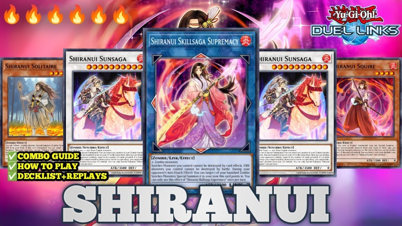 [SHIRANUI] MY FAVOURITE DECK 😍 IN KC CUP LEARN 3 COMBOS (Combo Guide & Replays)IN YU-GI-OH DL.