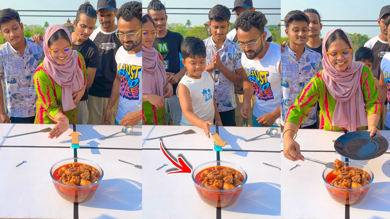 Spin The Arrow And Take Mutton Curry Funny Challenge