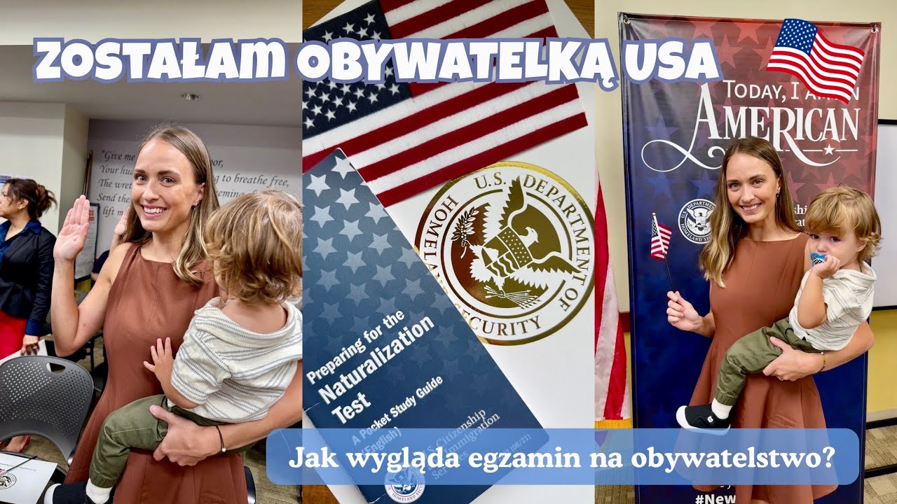 Po 8 latach w USA… w końcu zostałam OBYWATELKĄ! 🇺🇸 Jak wyglądał egzamin i ceremonia?