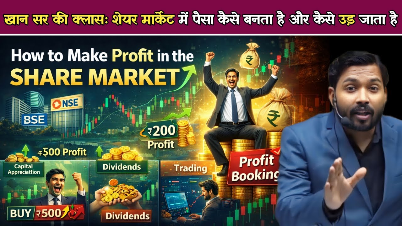 खान सर से समझिए शेयर मार्केट का पूरा खेल || Beginner से Expert तक Share Market | Khan Sir.!