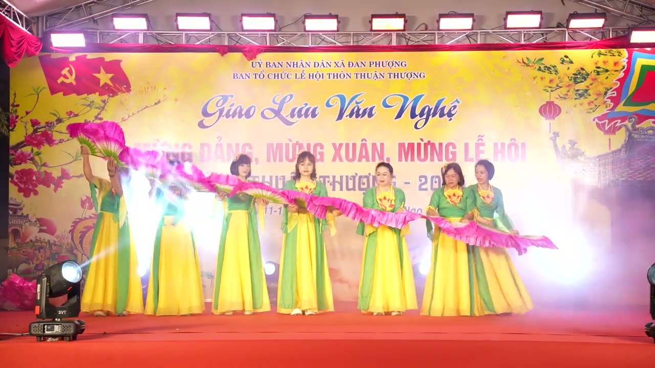 Múa Sắc Xuân - Top múa thôn Tháp Thượng