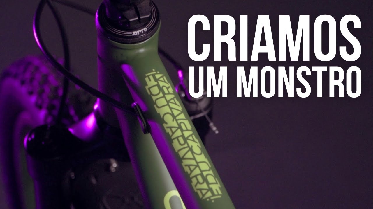 Criamos um monstro. A bike feita a mão com rodas aro 27,5 PLUS e pneus 2.8. Pedaleria