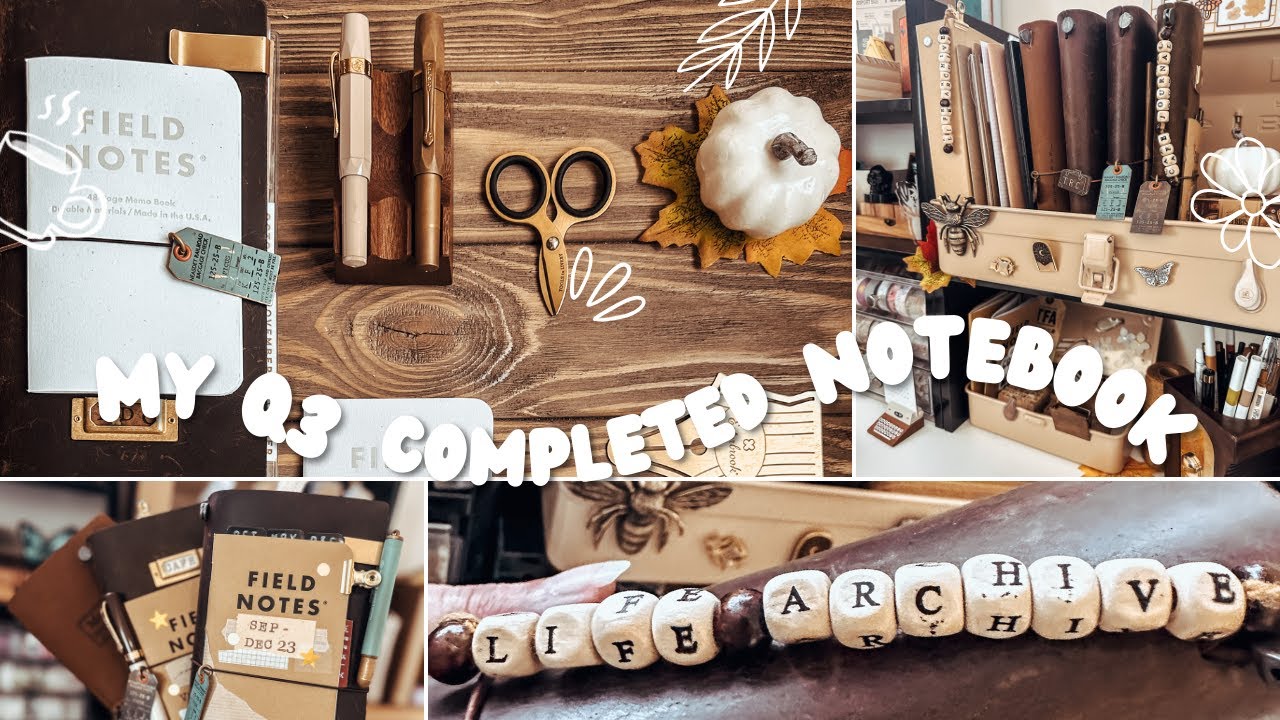 Q3 Planner and Journal Flip | Completed notebook |