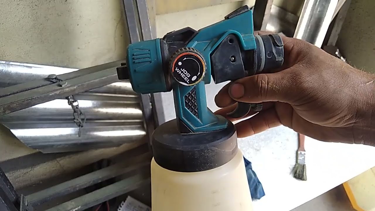 como fazer limpeza na pistola de pintura elétrica após a pintura
