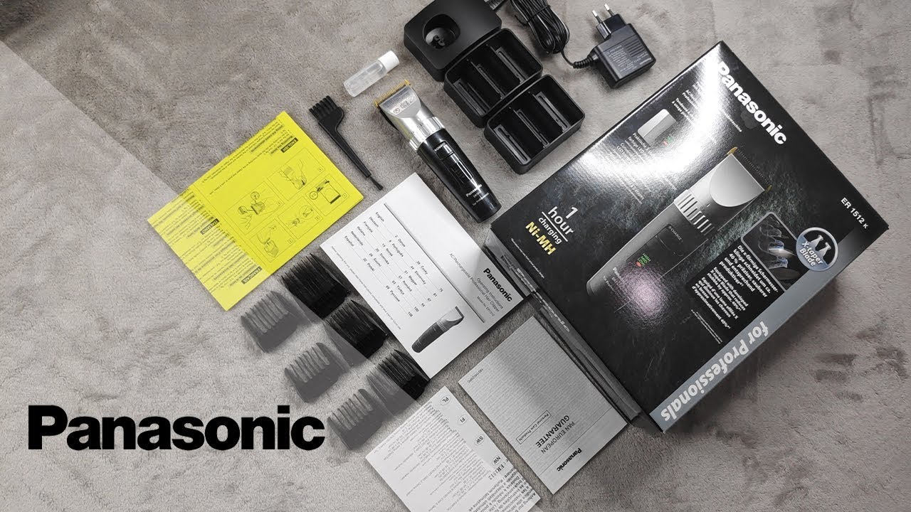 [ Unboxing ] Panasonic Professional Hair Clipper ER1512 pure unboxing