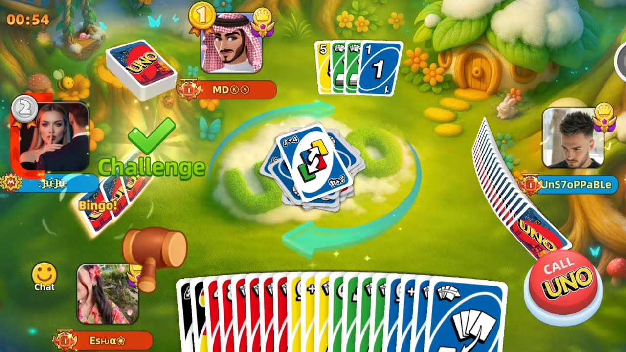 Uno Mobile Game || Go Wild X1000 with Wild +4+6 Reverse Card