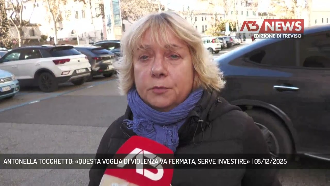 ANTONELLA TOCCHETTO: &laquo;QUESTA VOGLIA DI VIOLENZA VA FERMATA, SERVE INVESTIRE&raquo; | 08/12/2025
