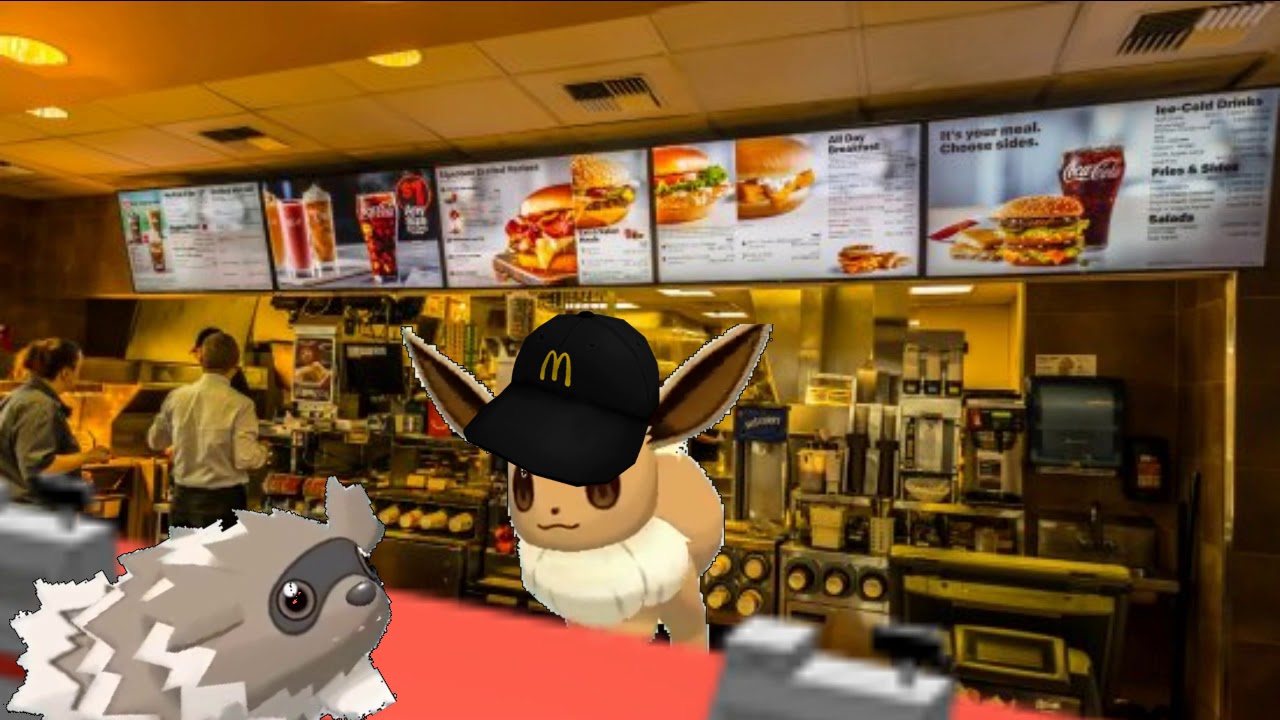 Zigzagoon goes to McDonald's